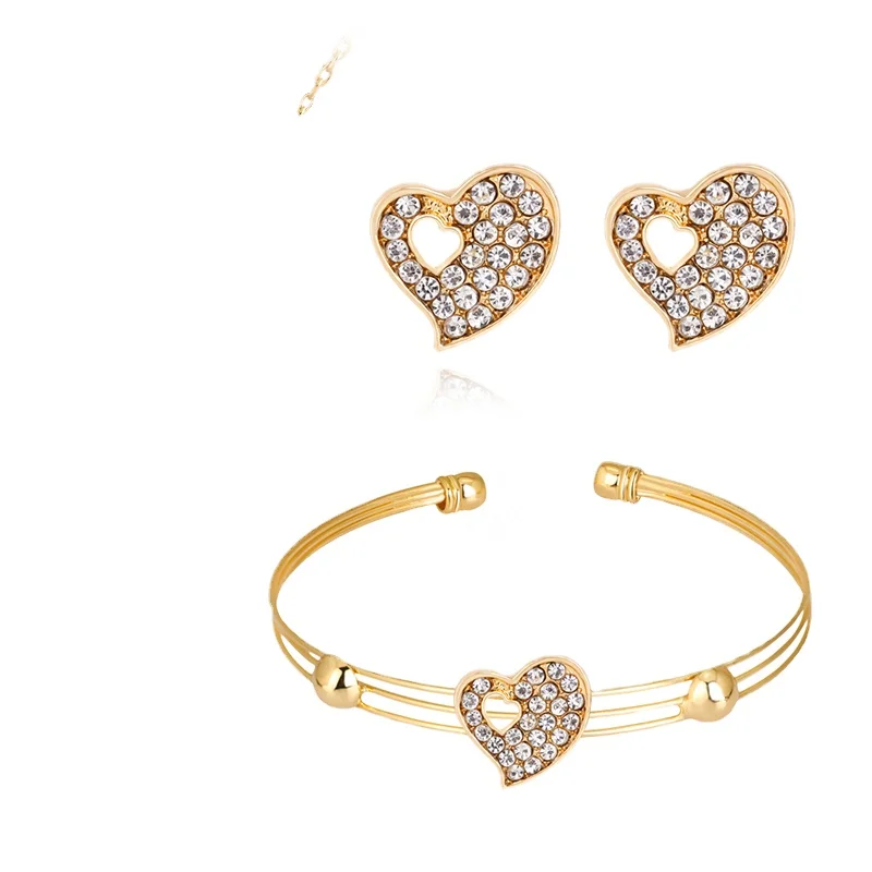 Double Hearts Pretty Pendants Necklace Earrings Ring Bracelet Bridal Women Girls Child Fashion Jewelry Sets Accessories
Double Hearts Pretty Pendants Necklace Earrings Ring Bracelet Bridal Women Girls Child Fashion Jewelry Sets Accessories