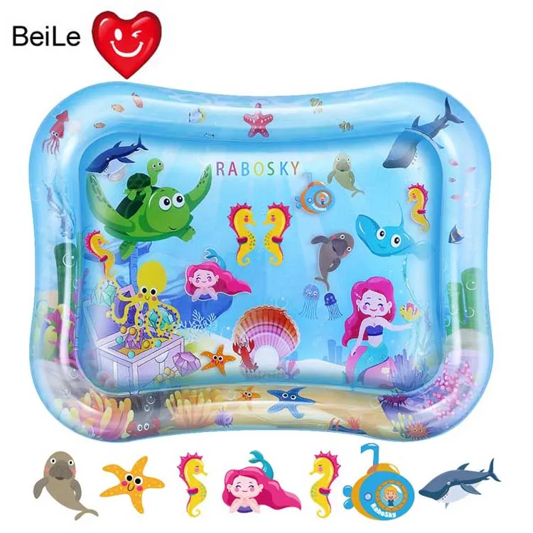 Colorful and Eco-Friendly PVC inflatable baby water play mat for summer fun, Blue or customized
Colorful and Eco-Friendly PVC inflatable baby water play mat for summer fun, Blue or customized