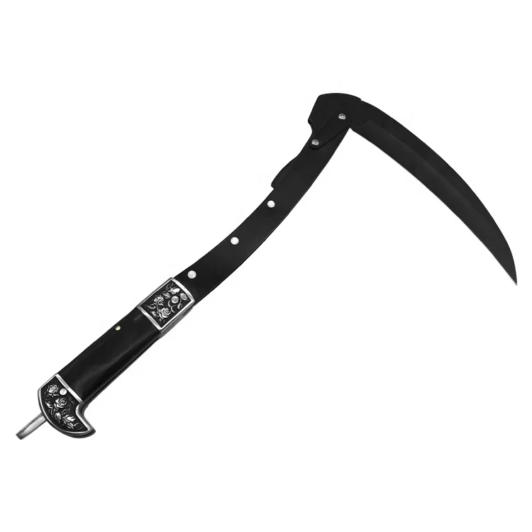 Black Sharp Edge Folding Sickle Weeder Gargening Hand Tool Portable Safety Wooden Handle Manual Grass Lawn with Sheath
Black Sharp Edge Folding Sickle Weeder Gargening Hand Tool Portable Safety Wooden Handle Manual Grass Lawn with Sheath
