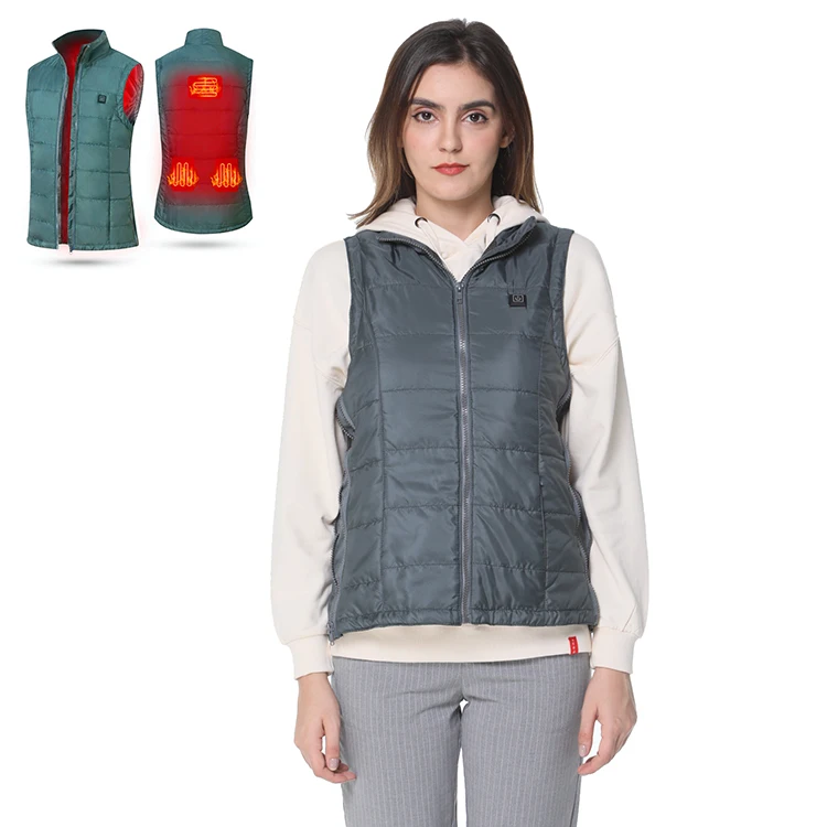 High performance 100% polyester winter girls women heated vest with infrared heating
High performance 100% polyester winter girls women heated vest with infrared heating