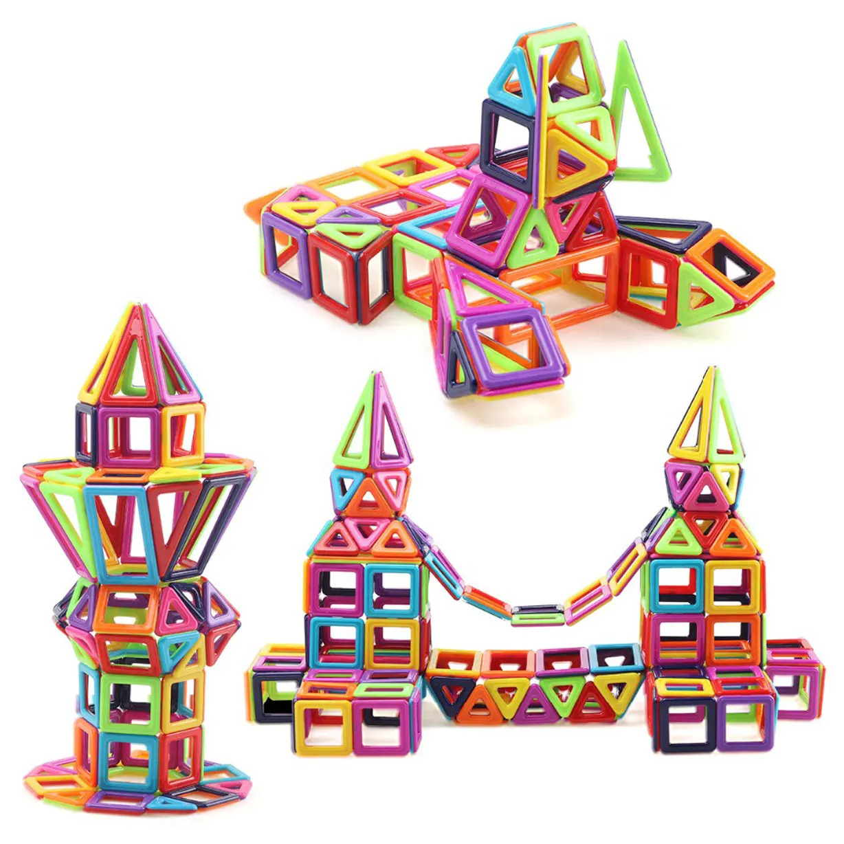 plastic magnetic building blocks