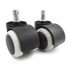 Office Chair fixed and swivel castors double ball bearings pneumatic caster and wheel