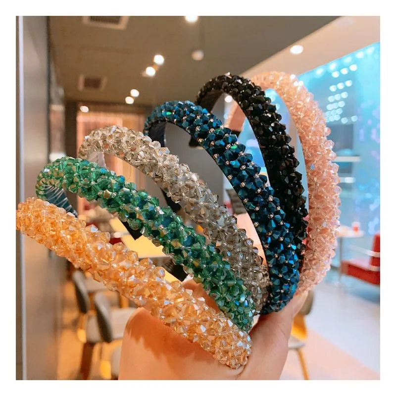Full Diamond Crystal Bead Bling Headband Rhinestone For Women Luxury Headbands Women Hair Accessories Jewelry, Colorful
Full Diamond Crystal Bead Bling Headband Rhinestone For Women Luxury Headbands Women Hair Accessories Jewelry, Colorful
