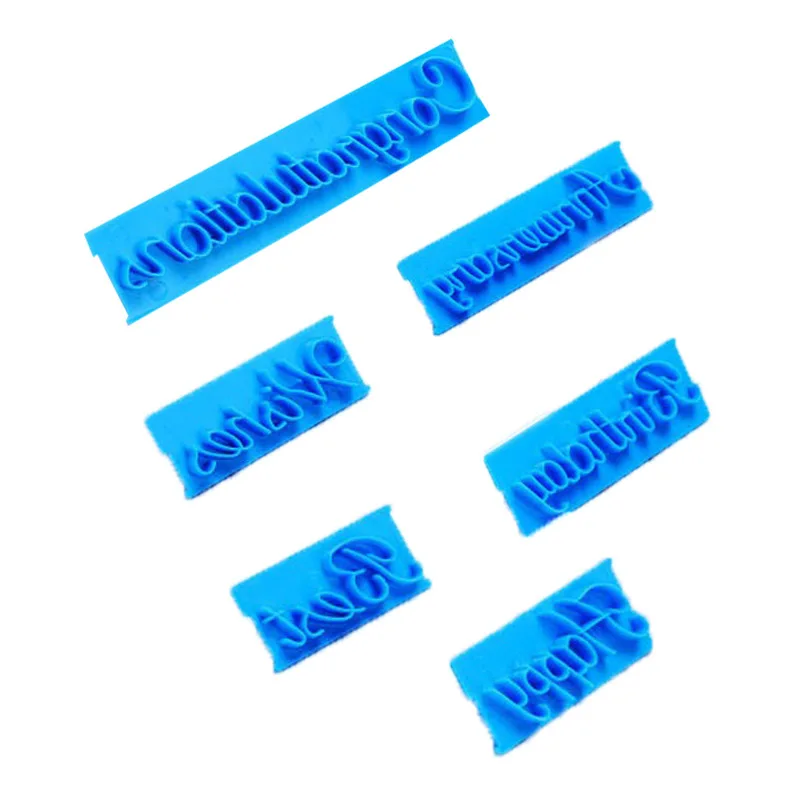 Baking Molds Handwriting Fondant Cake Tool Plastic Embosser Letters Mold Happy Birthday Best Wishes Cake Decoration Tool
Baking Molds Handwriting Fondant Cake Tool Plastic Embosser Letters Mold Happy Birthday Best Wishes Cake Decoration Tool
