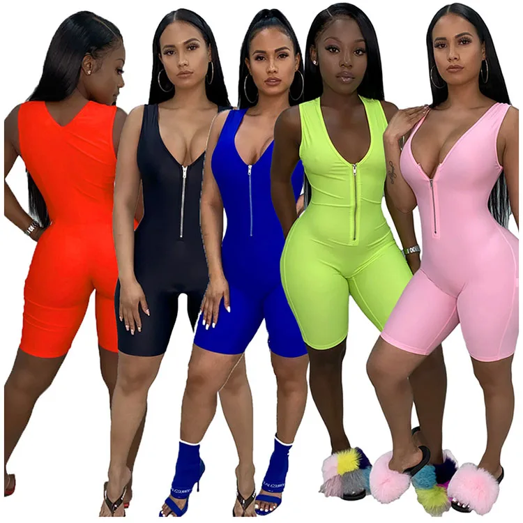 0320M064 New Summer Fashional Solid Color Sleeveless Short Romper Ladies Women Casual One Piece Jumpsuit
0320M064 New Summer Fashional Solid Color Sleeveless Short Romper Ladies Women Casual One Piece Jumpsuit