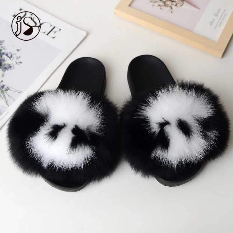 Wholesale EVA sole comfy good selling stitching design black fluffy slippers women sandals 2021, Picture
Wholesale EVA sole comfy good selling stitching design black fluffy slippers women sandals 2021, Picture