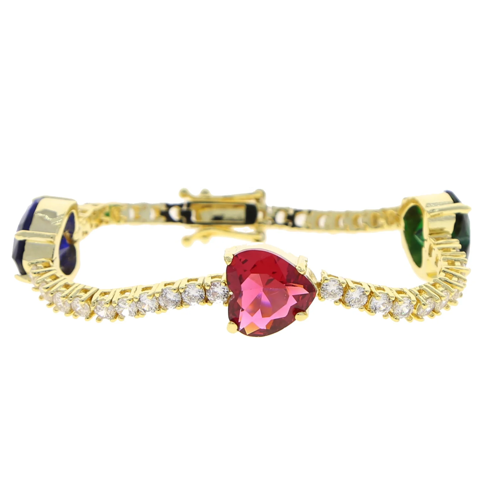 2021 Girlfriend gift wholesale Gold filled Rainbow Big Heart Stone 3mm cz Tennis Chain Lovely wedding Bracelet bangle
2021 Girlfriend gift wholesale Gold filled Rainbow Big Heart Stone 3mm cz Tennis Chain Lovely wedding Bracelet bangle