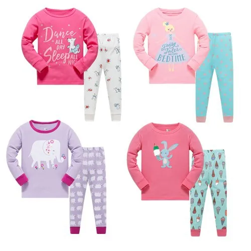 Pajamas Children Wholesale Kids Girls Pajamas Set Sleepwear Cotton Custom Boys Girls Children Pajamas, Assorted colors
Pajamas Children Wholesale Kids Girls Pajamas Set Sleepwear Cotton Custom Boys Girls Children Pajamas, Assorted colors
