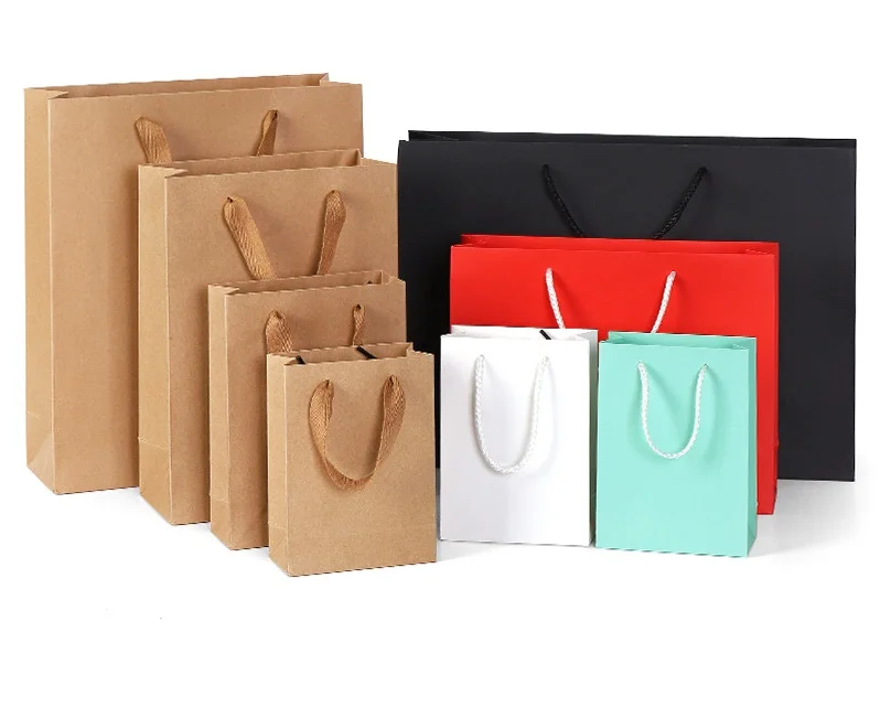 custom luxury clothing garment packaging kraft paper shopping