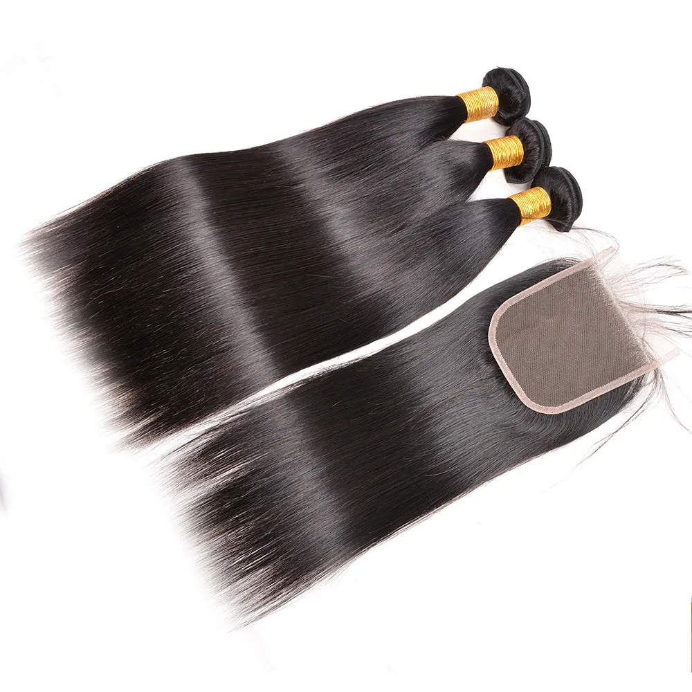 100% Unprocessed Brazilian Virgin Straight Hair 2/3 Bundles Deal With Closure Straight Human Hair Extensions For Black Women
100% Unprocessed Brazilian Virgin Straight Hair 2/3 Bundles Deal With Closure Straight Human Hair Extensions For Black Women