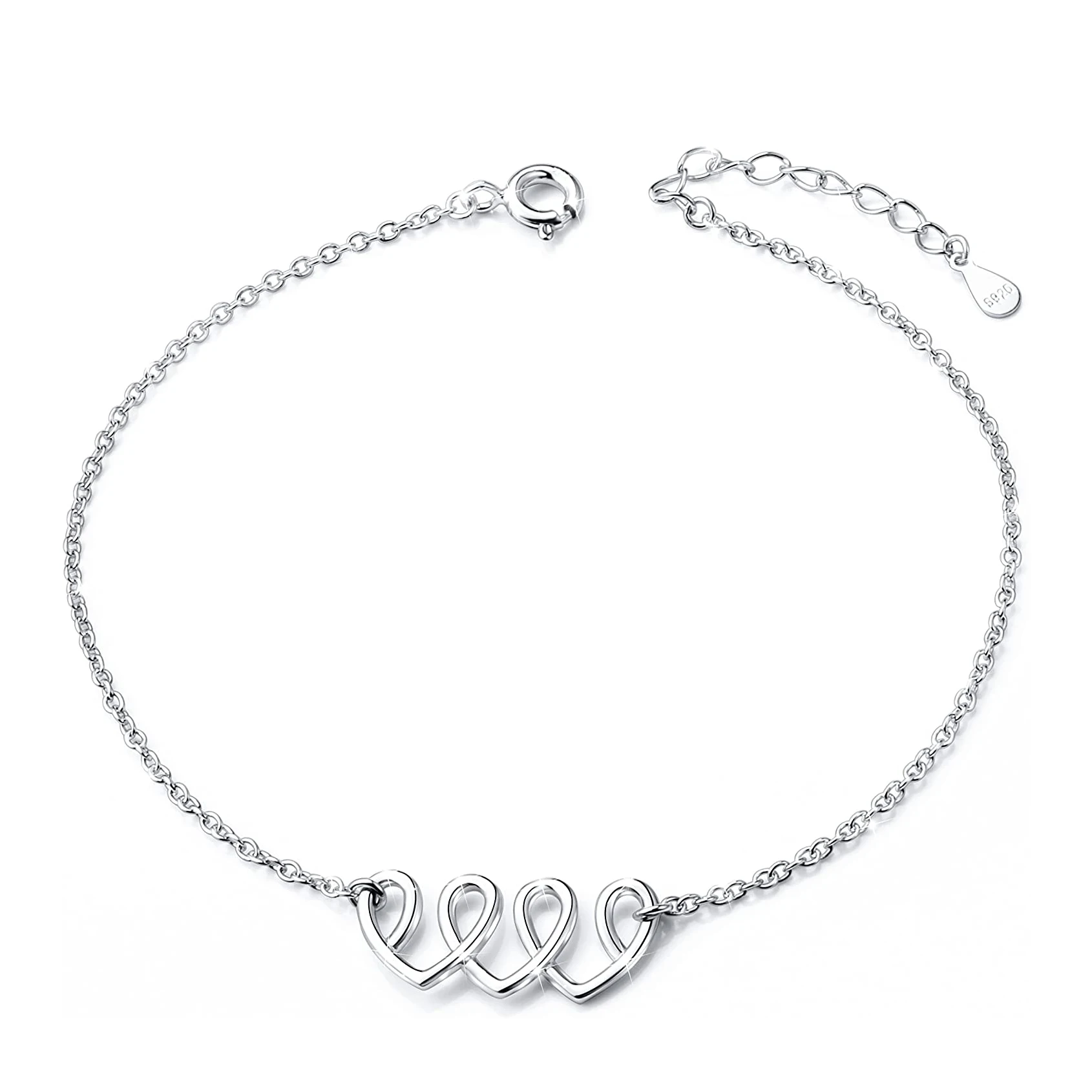 Hot selling Anklet for Women S925 Sterling Silver Adjustable Foot Ankle Bracelet Jewelry
Hot selling Anklet for Women S925 Sterling Silver Adjustable Foot Ankle Bracelet Jewelry