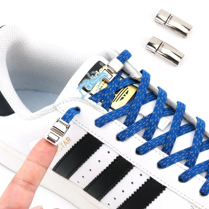 New Magnetic Elastic Shoelaces Flat Reflective No tie Shoelace Sneakers Lace For Kids Adult Lazy Quick Press Lock Shoe Strings
New Magnetic Elastic Shoelaces Flat Reflective No tie Shoelace Sneakers Lace For Kids Adult Lazy Quick Press Lock Shoe Strings