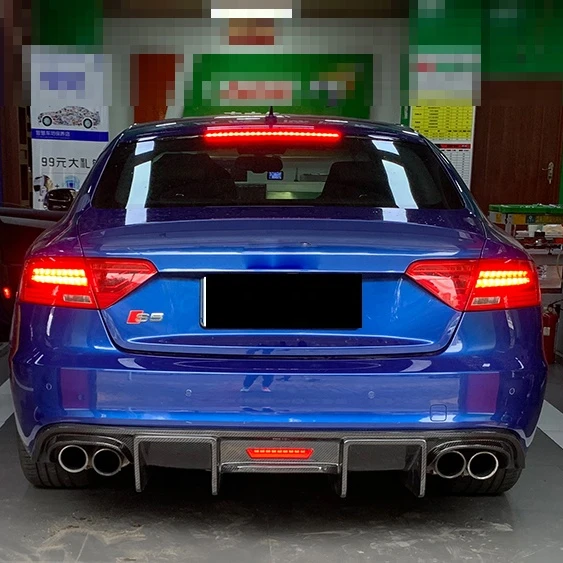 S5 B8 Carbon fiber diffuser For Audi S5 B8 with Light KB style Audi Diffuser S5 B8 Diffuser 2008 2009 2010 2011
S5 B8 Carbon fiber diffuser For Audi S5 B8 with Light KB style Audi Diffuser S5 B8 Diffuser 2008 2009 2010 2011