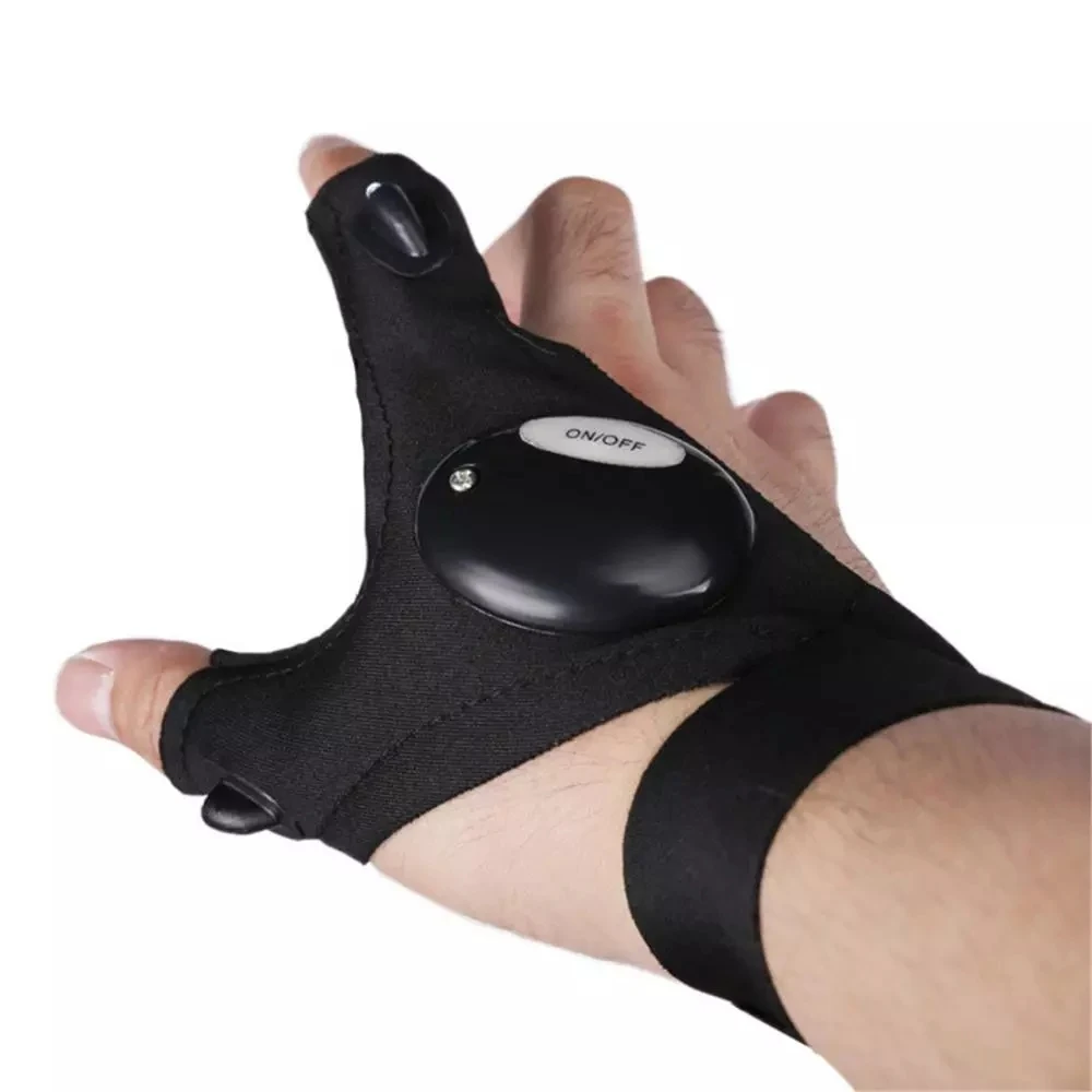 New Black Outdoor Fishing Magic Strap Fingerless Glove LED Flashlight Torch Cover Survival Camping Hiking Rescue Tool
New Black Outdoor Fishing Magic Strap Fingerless Glove LED Flashlight Torch Cover Survival Camping Hiking Rescue Tool