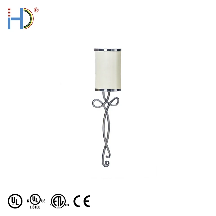 Vintage Indoor Modern ADA Compliant Half Drum Shade GU-24 Wall Lamp