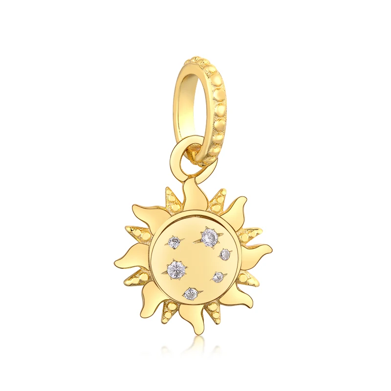 Fashion Silver Luxury Charms 925 Sterling Silver Sun Flower Dangle Beads Charms For Jewelry Making
Fashion Silver Luxury Charms 925 Sterling Silver Sun Flower Dangle Beads Charms For Jewelry Making
