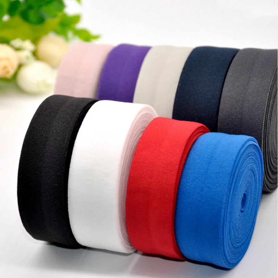 Factory plain shiny nylon elastic binding tape wholesale 20 mm colorful fold over elastic band, White/black/colorful
Factory plain shiny nylon elastic binding tape wholesale 20 mm colorful fold over elastic band, White/black/colorful