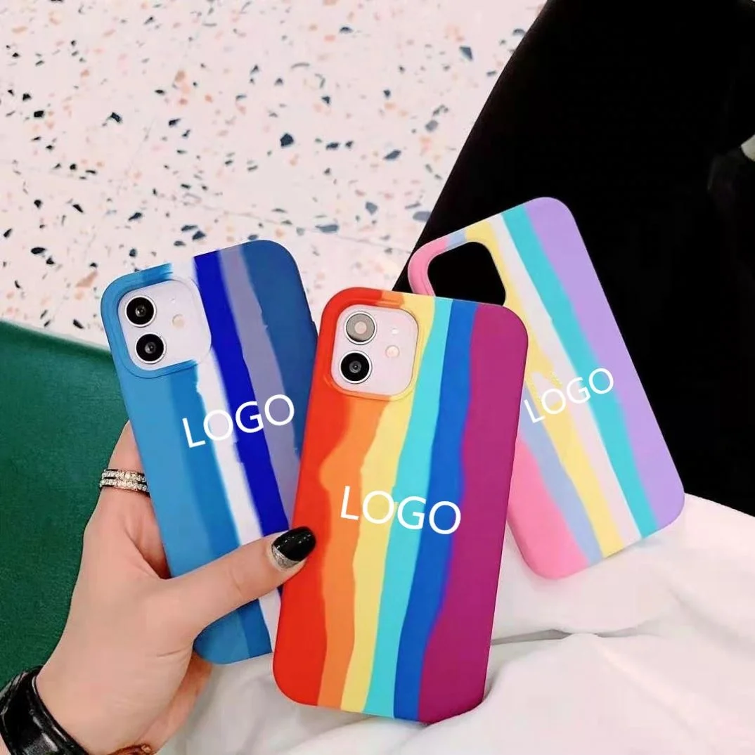 2021 New Mix Color Rainbow Liquid Silicone Colorful Design For Iphone Case Upgrade I Phone 12 11 Pro Max, Pink blue
2021 New Mix Color Rainbow Liquid Silicone Colorful Design For Iphone Case Upgrade I Phone 12 11 Pro Max, Pink blue