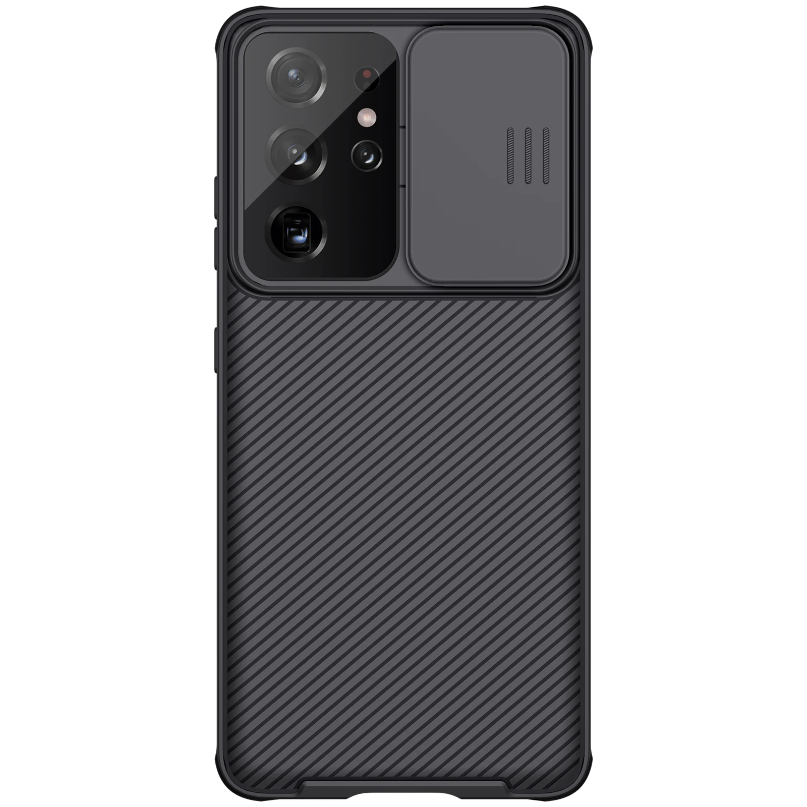 NILLKIN Black Camera Lens Protection Slide Cover Pro mobile phone case for Samsung Galaxy S21 + Ultra
NILLKIN Black Camera Lens Protection Slide Cover Pro mobile phone case for Samsung Galaxy S21 + Ultra