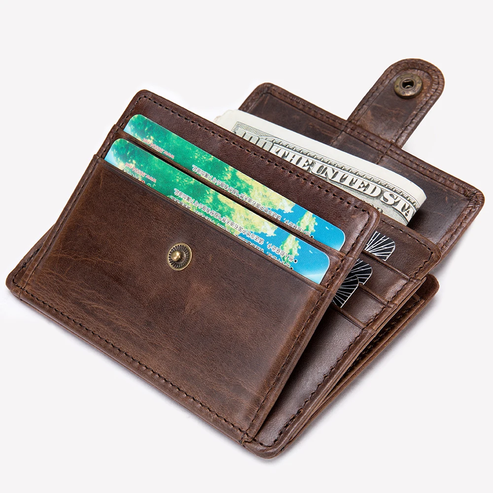 Marrant Men Vintage Top Layer Genuine Leather Anti-RFID Blocking Card Wallet Purse Leather Short Wallet Card Holder Card Wallet
Marrant Men Vintage Top Layer Genuine Leather Anti-RFID Blocking Card Wallet Purse Leather Short Wallet Card Holder Card Wallet