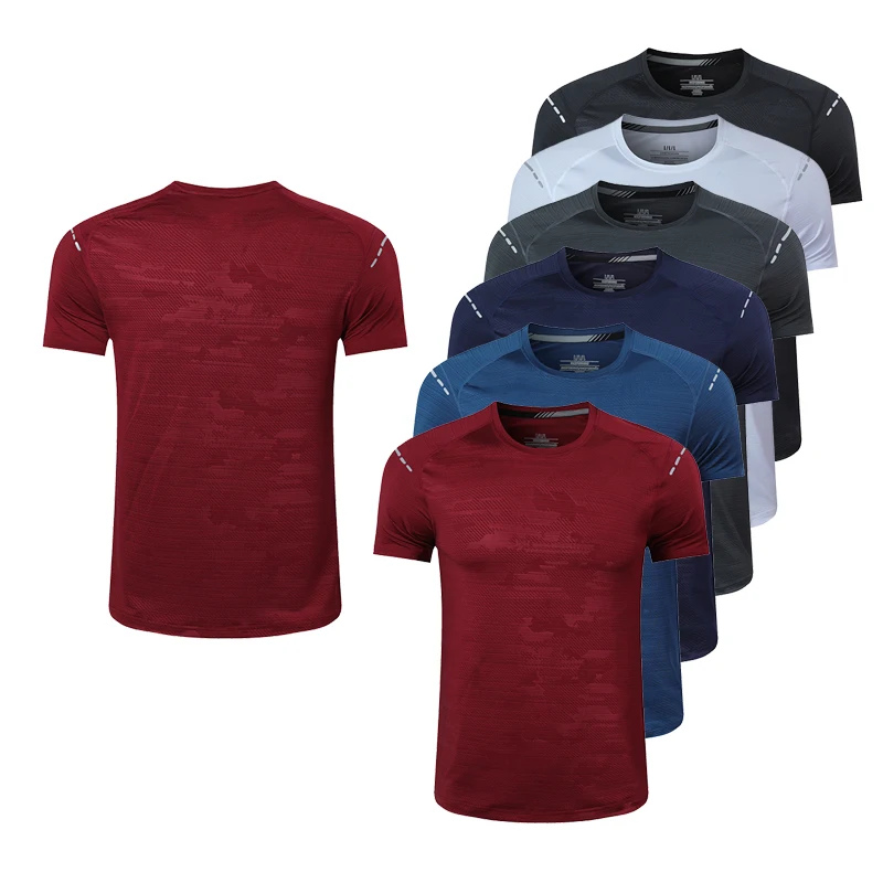 Men's O-neck T-shirts Custom Printing Logo Fitness Jogging Sportswear Breathable Quick Dry Gym Shirt
Men's O-neck T-shirts Custom Printing Logo Fitness Jogging Sportswear Breathable Quick Dry Gym Shirt