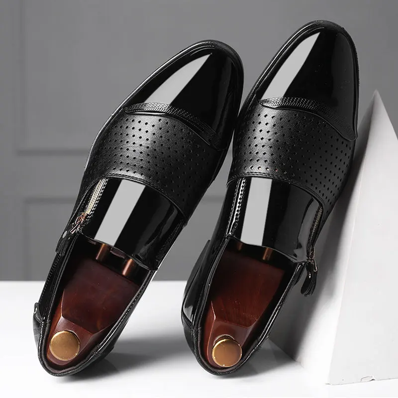 FanLi Men's shoes Leather Embossing Classic Fashion Luxury Men Shoes Wear-resistant Non Slip Mans Footwear Anti-slip Black Shoes
FanLi Men's shoes Leather Embossing Classic Fashion Luxury Men Shoes Wear-resistant Non Slip Mans Footwear Anti-slip Black Shoes