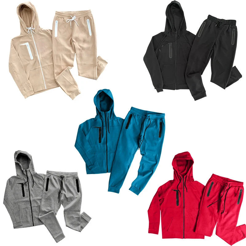 Custom Design Outdoors Sportswear Thick Sweatshirt Training Joggers Men's Tracksuit Black and Grey Men Zipper Sweatsuit Sets
Custom Design Outdoors Sportswear Thick Sweatshirt Training Joggers Men's Tracksuit Black and Grey Men Zipper Sweatsuit Sets