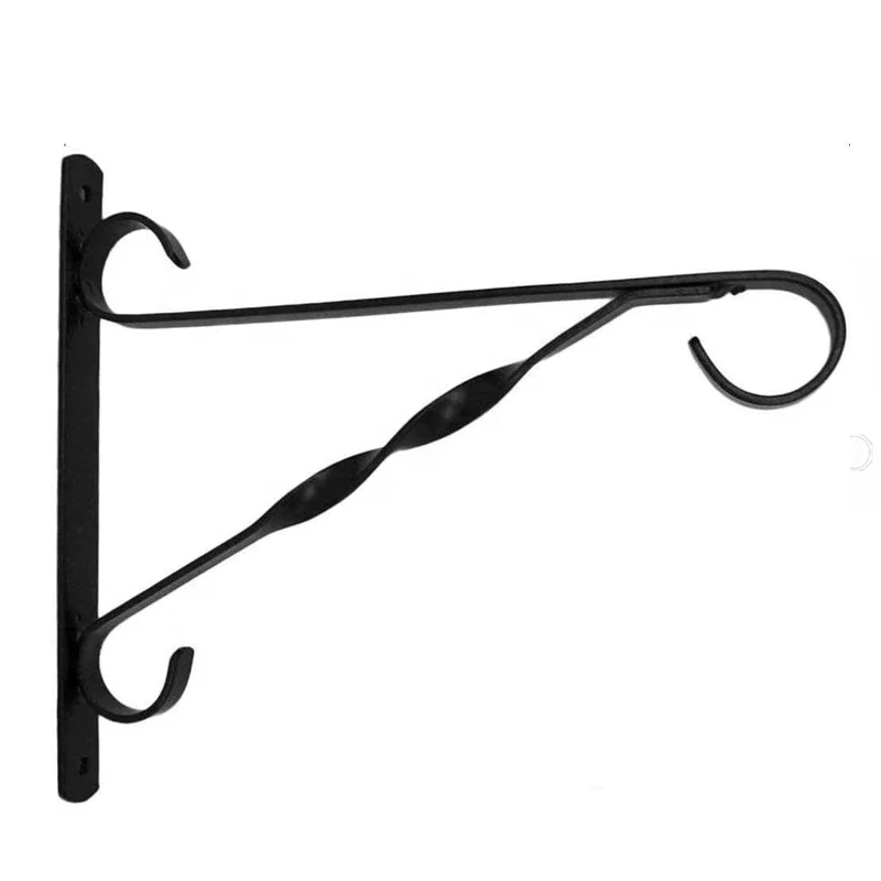 Hanging Plant Bracket Wall Mounted Decorative Hanger Hook L Brackets Heavy Duty Wall Planter Hook Hanging Planters Iron, Black
Hanging Plant Bracket Wall Mounted Decorative Hanger Hook L Brackets Heavy Duty Wall Planter Hook Hanging Planters Iron, Black