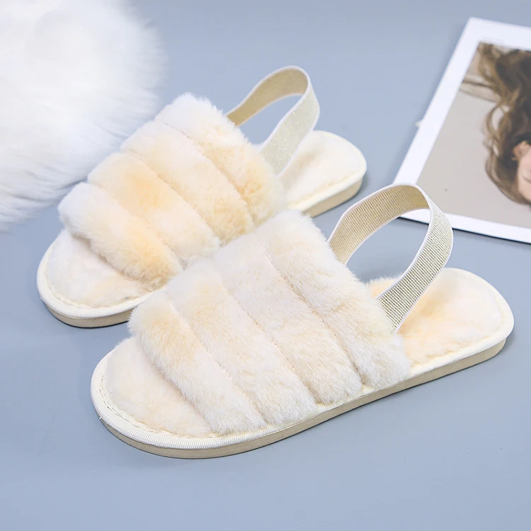 High Quality Uggging Furry Designer Fuzzy Summer Indoor Strap Women White Slippers Fur, Customized color
High Quality Uggging Furry Designer Fuzzy Summer Indoor Strap Women White Slippers Fur, Customized color
