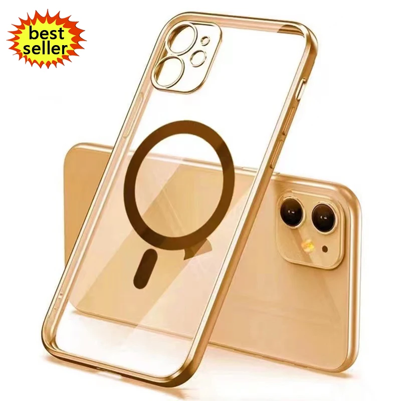 Hot sale Magnetic Wireless Charging Transparent Tpu Clear Hard Pc Shockproof Phone Case For Iphone 11 12 13 Mini Pro Max, Multiple
Hot sale Magnetic Wireless Charging Transparent Tpu Clear Hard Pc Shockproof Phone Case For Iphone 11 12 13 Mini Pro Max, Multiple