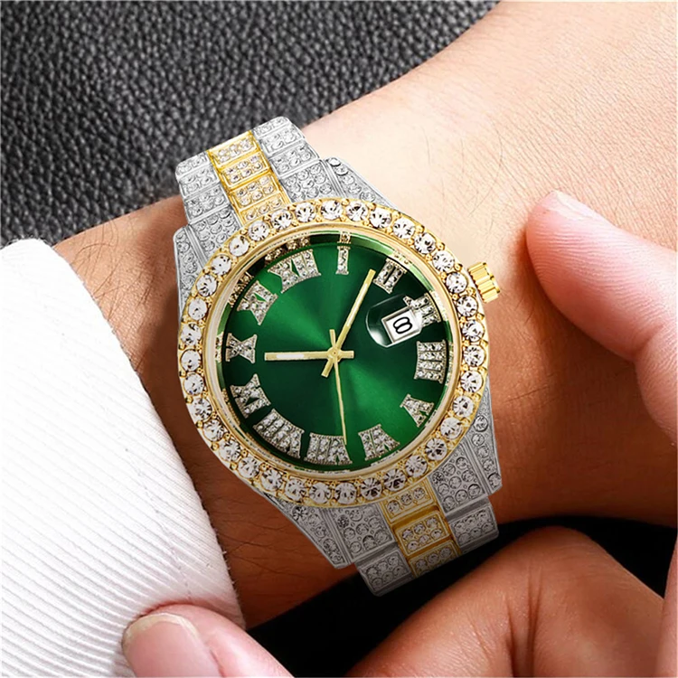2022 Diamond Luxury Brand Iced Out Men's Watch Quartz Watches HipHop Bling Wristwatch For Men, Picture
2022 Diamond Luxury Brand Iced Out Men's Watch Quartz Watches HipHop Bling Wristwatch For Men, Picture