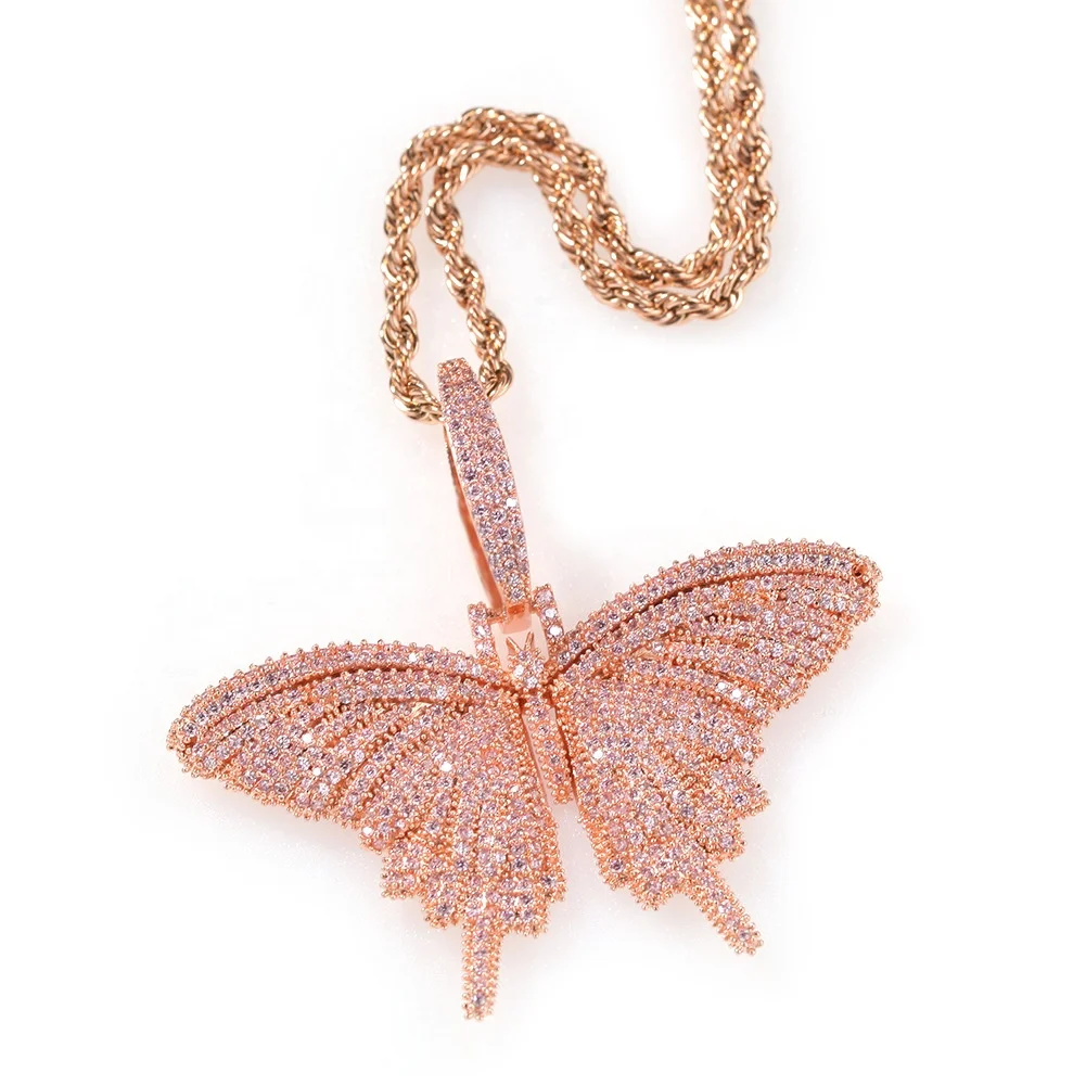 New Design Hot Wholesale Fashion Women Men Necklace Hiphop Cuban Chains Diamond Butterfly Necklace, As picture
New Design Hot Wholesale Fashion Women Men Necklace Hiphop Cuban Chains Diamond Butterfly Necklace, As picture