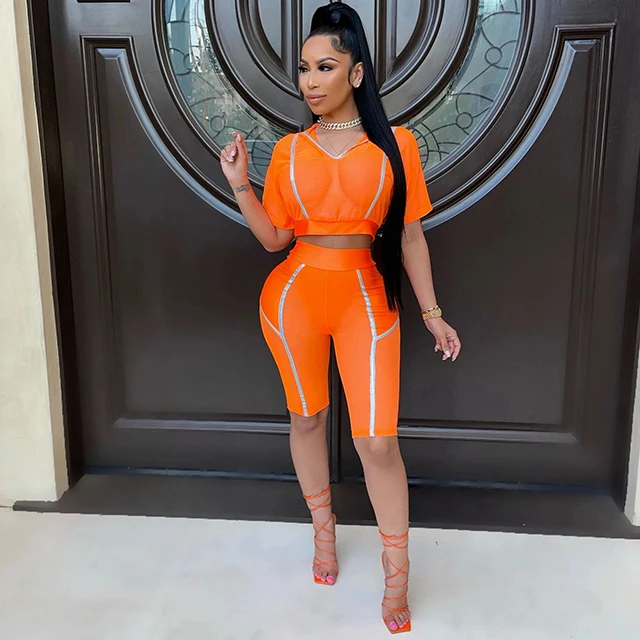 Pure Color Stretchy 2021 Summer Activewear Hooded Neck Women Two Piece Short Sleeve Sets Hoodie And Shorts Set-PT, Orange
Pure Color Stretchy 2021 Summer Activewear Hooded Neck Women Two Piece Short Sleeve Sets Hoodie And Shorts Set-PT, Orange