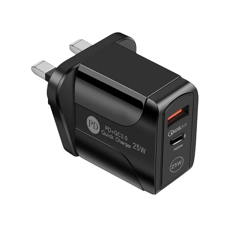 PD25w USB QC3.0 Fast Charging UK US EU plug Charger USB Travel Portable Type-C Wall Charger Phone Chargers for iPhone 13, White/black
PD25w USB QC3.0 Fast Charging UK US EU plug Charger USB Travel Portable Type-C Wall Charger Phone Chargers for iPhone 13, White/black