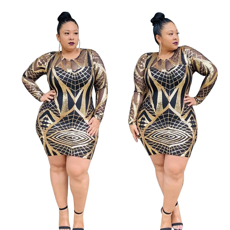 2021 Long Sleeve Women'S Gold Evening Party Plus Size Sequin Sexy Nightclub Glitter Dress
2021 Long Sleeve Women'S Gold Evening Party Plus Size Sequin Sexy Nightclub Glitter Dress