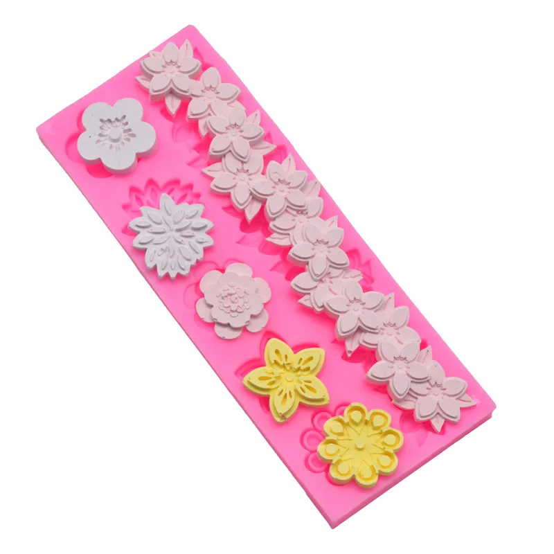 DIYbaking Tools Five Kinds of Flower Wreath Mold Clay Chocolate Biscuit Butter Cake Decoration Silicone Mold Accessories Supplie
DIYbaking Tools Five Kinds of Flower Wreath Mold Clay Chocolate Biscuit Butter Cake Decoration Silicone Mold Accessories Supplie