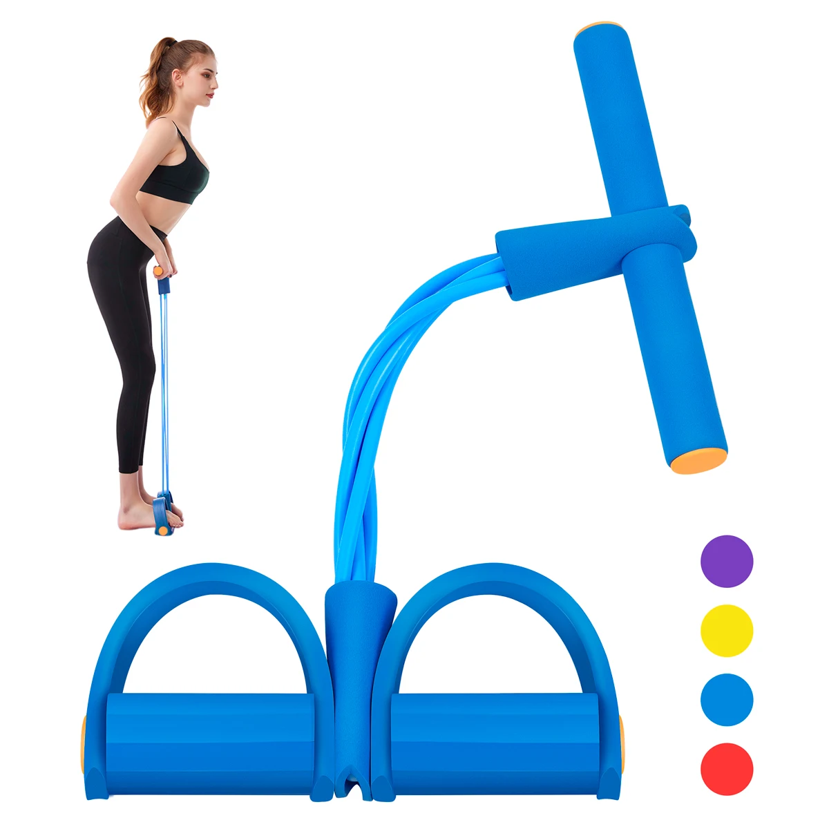 Segorts Yoga Supplies Pedal Pulling Body-building Sit-up Elastic Rope Resistance Band, Pantone color
Segorts Yoga Supplies Pedal Pulling Body-building Sit-up Elastic Rope Resistance Band, Pantone color