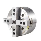 4 jaw lathe chuck through hole hydraulic chuck cnc machine power chuck