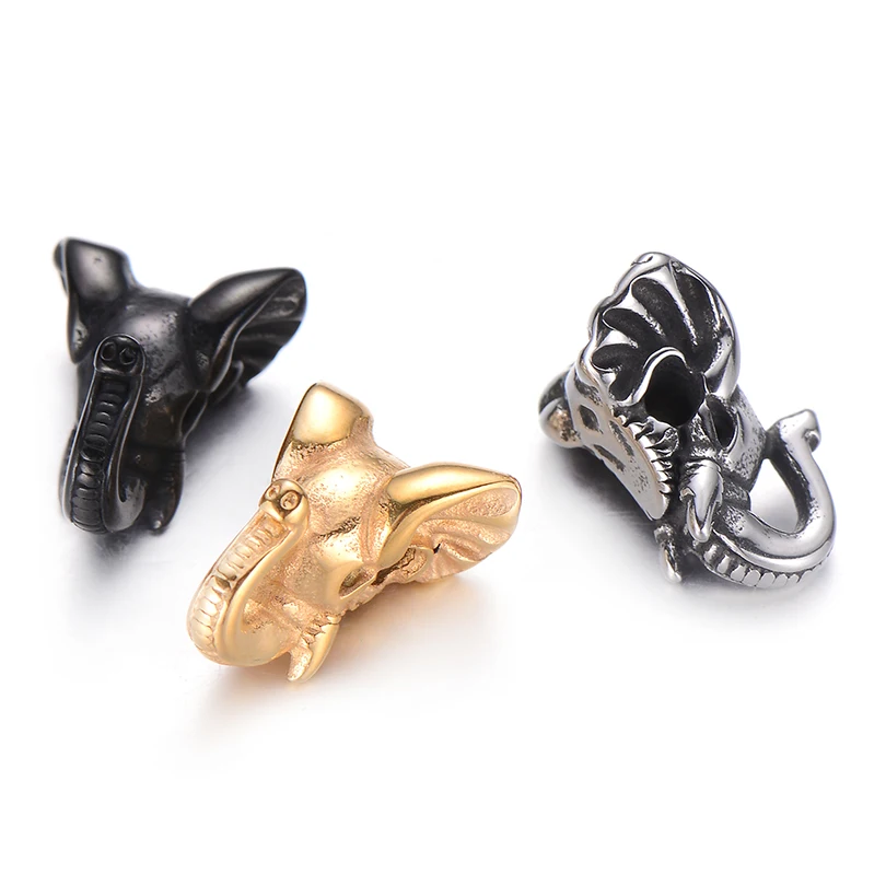 Men's Bracelet DIY Loose Bead Retro Accessories Stainless Steel Animal Jewelry Beads Elephant Beads Charms
Men's Bracelet DIY Loose Bead Retro Accessories Stainless Steel Animal Jewelry Beads Elephant Beads Charms