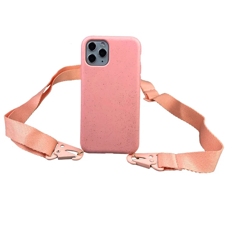 For iPhone SE2 Necklace Strap 100% Compostable Phone Case Wheat Straw Biodegradable Phone case, Many color for you choose
For iPhone SE2 Necklace Strap 100% Compostable Phone Case Wheat Straw Biodegradable Phone case, Many color for you choose
