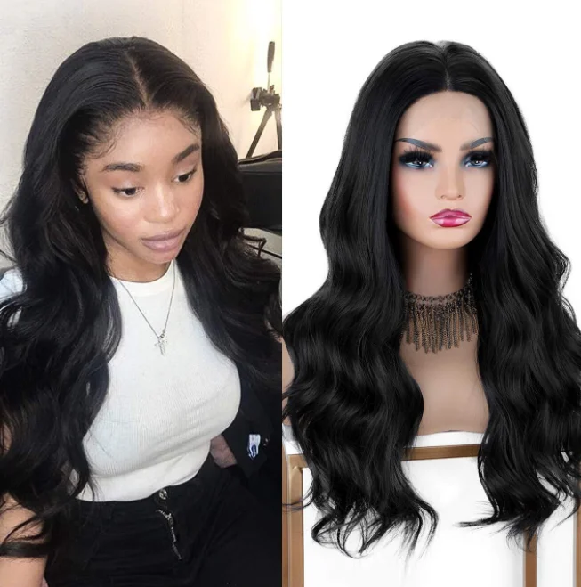 Wholesale Natural Lifelike Long Curly Wig Supplier Best Quality Big Wave Black Wig New High Temperature Fiber Wig
Wholesale Natural Lifelike Long Curly Wig Supplier Best Quality Big Wave Black Wig New High Temperature Fiber Wig