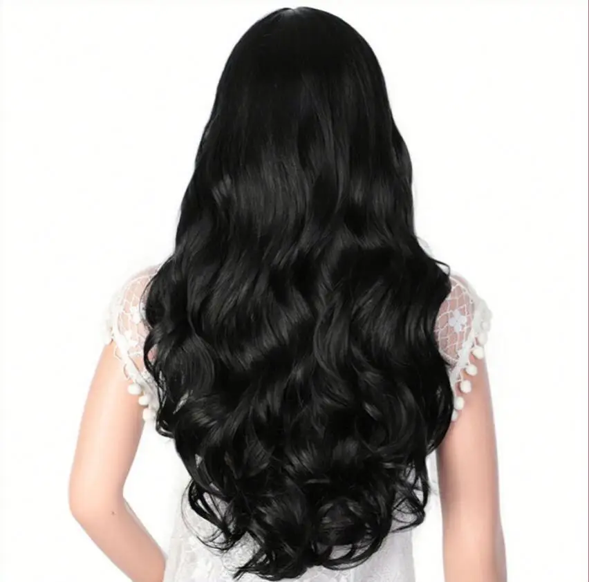 Handmade Lace Front Women Synthetic Wigs Long Curly Women's Big Water Wave Black Long Hair Wigs, Pics
Handmade Lace Front Women Synthetic Wigs Long Curly Women's Big Water Wave Black Long Hair Wigs, Pics