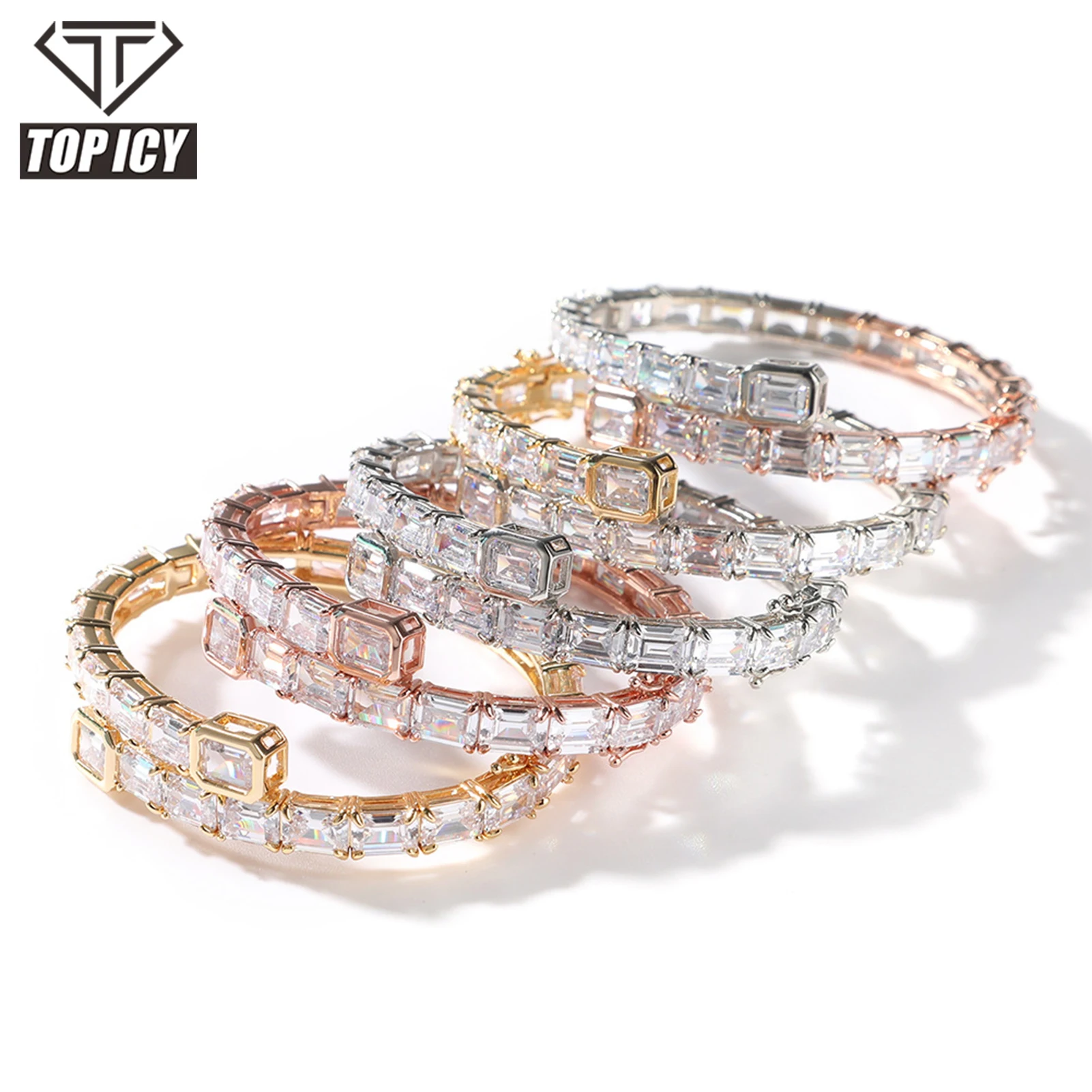 Bi color iced out crystal women bracelet bangle multi color CZ baguette shiny gold plated women bracelet hip hop fashion jewelry, Gold /silver/bi color
Bi color iced out crystal women bracelet bangle multi color CZ baguette shiny gold plated women bracelet hip hop fashion jewelry, Gold /silver/bi color