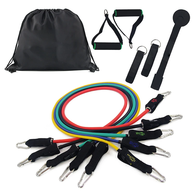 KWO Training Fitness Yoga Gym Equipment Exercise Custom Workout Latex Door Anchor 11 pcs Latex Resistance Bands Tube Set
KWO Training Fitness Yoga Gym Equipment Exercise Custom Workout Latex Door Anchor 11 pcs Latex Resistance Bands Tube Set