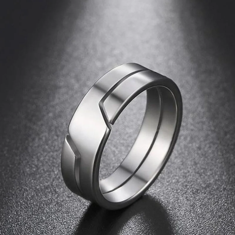 New Arrival Simple Stainless Steel Silver Rings Jewelry for Uniesx 3 Colors Romantic GeometricCouple Rings
New Arrival Simple Stainless Steel Silver Rings Jewelry for Uniesx 3 Colors Romantic GeometricCouple Rings