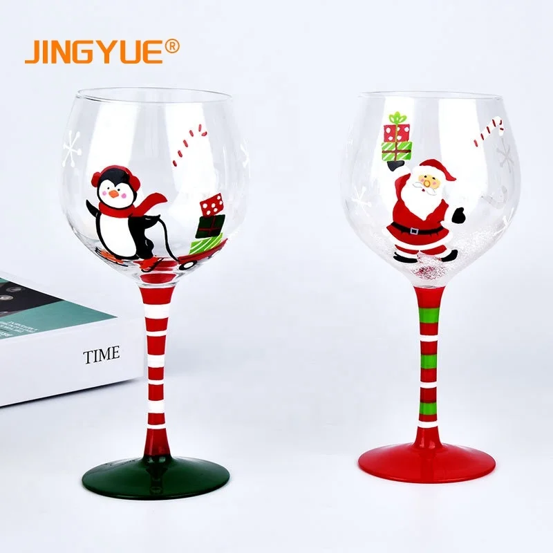 Custom Logo Printed 19oz Personalized Decaorative Hand Painted Christmas Red Wine Glass for Hotel Restaurant, Clear
Custom Logo Printed 19oz Personalized Decaorative Hand Painted Christmas Red Wine Glass for Hotel Restaurant, Clear