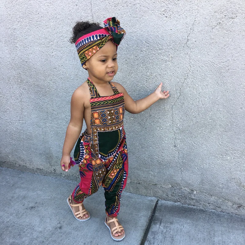 Summer African Dresses Kids Fashion Print Romper Baby Girls Dashiki Bazin Bohemian Jumpsuit Children summer clothes, As picture
Summer African Dresses Kids Fashion Print Romper Baby Girls Dashiki Bazin Bohemian Jumpsuit Children summer clothes, As picture