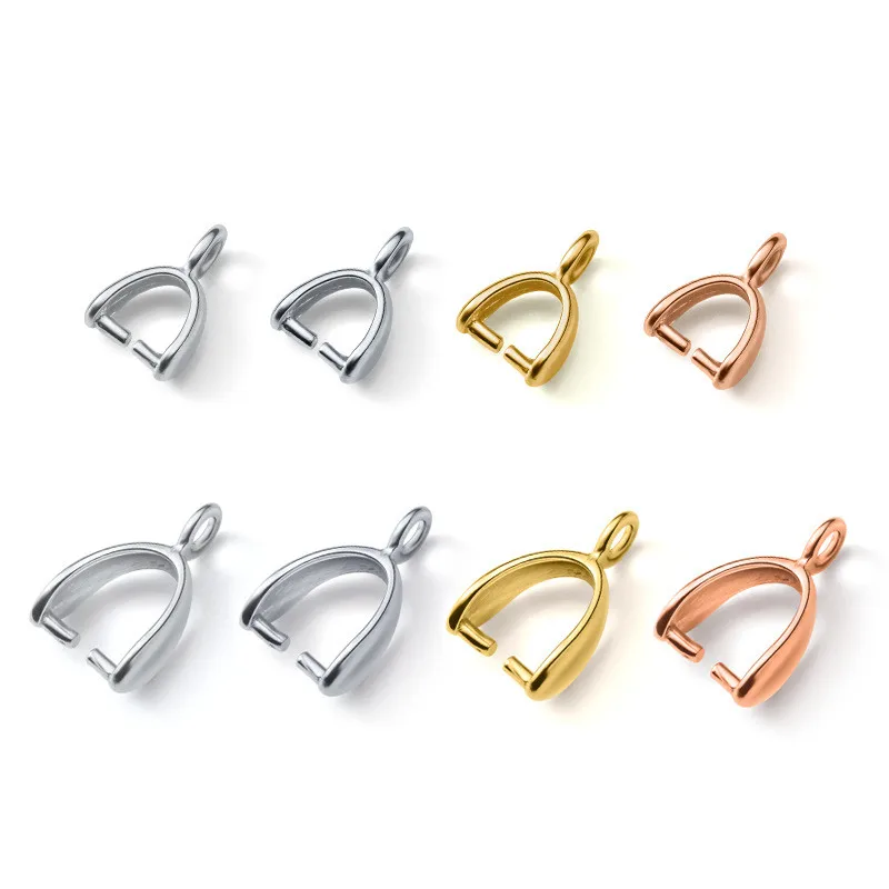 DIY 925 Sterling Silver Pendant Clip Buckle Gemstone Connector Component Handmade Jewelry Accessories for Necklace Making, Silver/ gold/ rose gold
DIY 925 Sterling Silver Pendant Clip Buckle Gemstone Connector Component Handmade Jewelry Accessories for Necklace Making, Silver/ gold/ rose gold