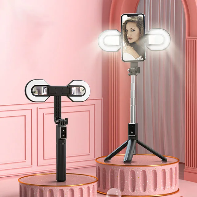 Wholesale Portable Removable LED Light Selfie Stick Stand Tripod Mobile Phone Holder For Smartphone, Black
Wholesale Portable Removable LED Light Selfie Stick Stand Tripod Mobile Phone Holder For Smartphone, Black