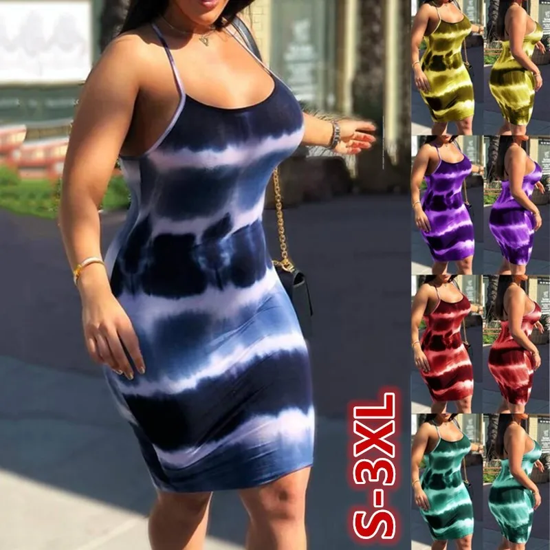 F11903 2021 new arrival summer ladies dress slim sleeveless knee length tie dye sexy party plus size club women clothing dress
F11903 2021 new arrival summer ladies dress slim sleeveless knee length tie dye sexy party plus size club women clothing dress